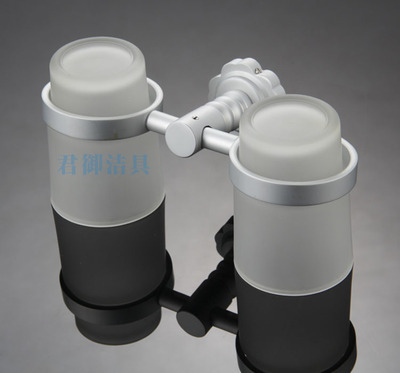 南安衛(wèi)浴五金精品 廠家直供太空鋁雙杯架JY-4008全方位解析